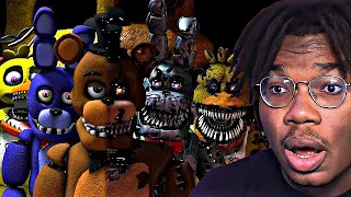 Non FNAF Fan Reacts To ALL Five Nights At Freddy's Songs 1-6 By The Living Tombstone