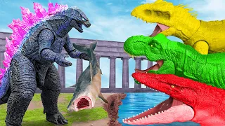 Rescue SPIDER GODZILLA & KONG vs GIANT PYTHON ZOMBIE : Who Will Win?| Godzilla Cartoon