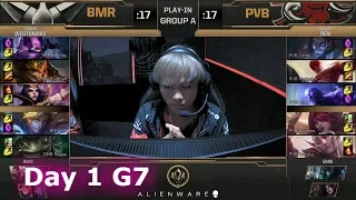 Bombers vs Phong Vũ Buffalo | Day 1 Play-Ins of LoL MSI 2019 | BMR vs PVB