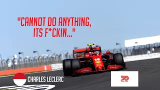 Leclerc FRUSTRATED QUALIFYING  RADIO | F1 70th Anniversary Grand Prix 2020