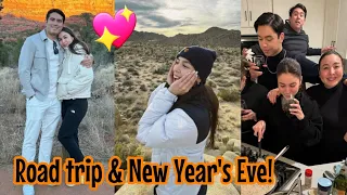 Julia Barretto at Gerald Anderson's road trip sa US at New Year Celebration ng pamilya!