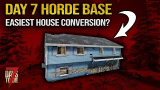 (7 Days To Die) This house makes a SOLID Horde Base
