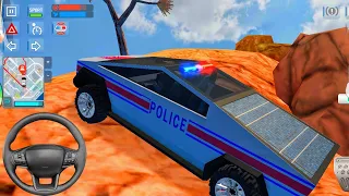 Police Sim 2022 Simulator - Tesla Cybertruck Police Car Arrest Criminal - Android Car Gameplay #27