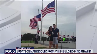 Worker buried in DC building collapse unlikely to walk again, according to family | FOX 5 DC