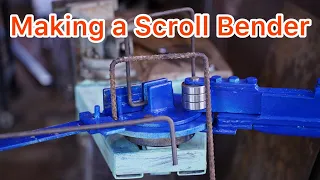 Making a Scroll Bender || Homemade Metal Scroll Bender part1