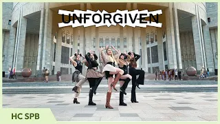 [K-POP IN PUBLIC RUSSIA] LE SSERAFIM – 'UNFORGIVEN' 댄스 커버 by HANGUG CLUB | 원테이크