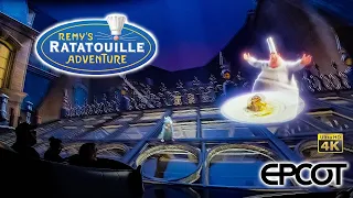 Remy's Ratatouille Adventure On Ride Low Light 4K POV with Queue EPCOT Walt Disney World 2023 01 23