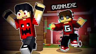 VIREI O GUIHH.EXE e ASSUSTEI MEUS AMIGOS POR 1 NOITE no MINECRAFT ✭ Guihh ✭