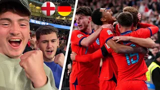 CRAZY SCENES as ENGLAND DRAW 3-3 vs GERMANY in 6 GOAL THRILLER