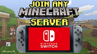 How to join any Minecraft: BE server IP/address on Nintendo Switch (BedrockConnect)