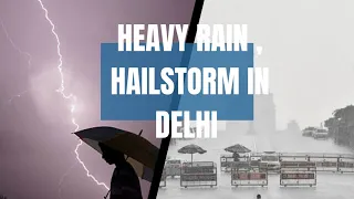 vlog 4 | new delhi | thunder and lightning | heavy rain in Delhi | hailstorm in Delhi | student life
