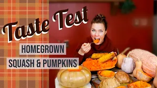 Homegrown Pumpkin and Winter Squash Taste Test
