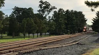 Norfolk southern intermodal train northbound at Thomasville NC.