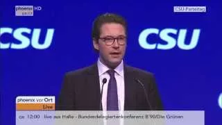CSU-Parteitag: Rede von Andreas Scheuer am 21.11.2015
