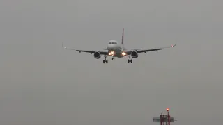 G-WUKF Airbus A320 232 Wizz air lands London Luton Airport 4dec18  248p kharkiv hrk
