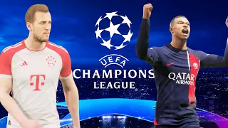 efootball 2024 Champions League final - PSG Vs Bayern Munich pc [4k 60FPS] Mbappe The Oger