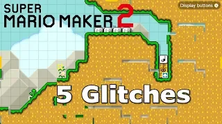 Ignore the GRID | 5 Glitches in Mario Maker 2 [Old Black Hole Setup]