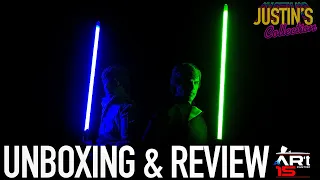 Star Wars Lightsabers CCFL Custom 1/6 Art15 Sabers Unboxing & Review