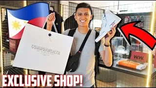 PHILIPPINES secret SNEAKER and STREETWEAR SHOPPING! (MANILA Vlog)