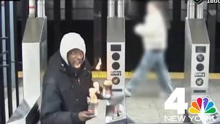 Man randomly throws cans of fire at strangers in NYC subway station: Police | NBC New York