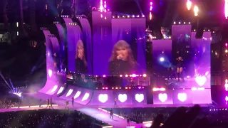 TAYLOR SWIFT Love Story/You Belong With Me - Reputation Tour at MetLife Stadium 7/20/18