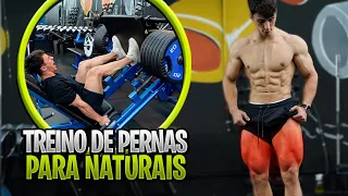 TREINO DE PERNAS DE UM NATURAL ALFREDO MOSTRA AS ESTRATÉGIAS PARA EVOLUIR