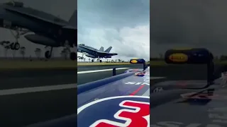 F1 car vs fighter jet #f1 #redbull