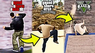 A EVOLUÇÃO do PARKOUR do GTA, incrível