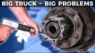 "Simple" Axle Flange Leak Escalates Quickly - Vintage Mack Truck - Part 1