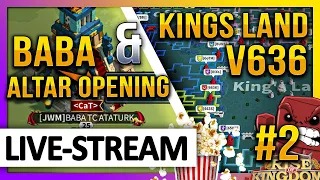 Baba Altar Opening & V636 Kingsland Live! 🔴 [Split-Screen] #2 - Rise of Kingdoms ROK Fleisch