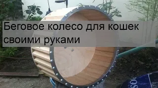 Беговое колесо для кошек своими руками