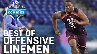 Best of Offensive Linemen Workouts! | 2019 NFL Combine Highlights