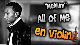 John Legend - All of Me Sorrow en Violín|How to Play,Tutorial,Tab,sheet music,Como Tocar|Manukesman