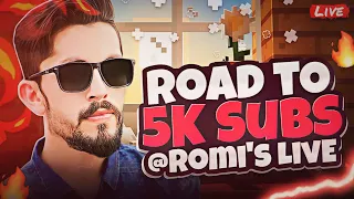 ROAD TO 5K | GAMES | CHILL STREAM |- ROMI's LIVE❤️