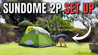 How to Set Up the Coleman Sundome 2-Person Tent