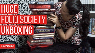 Huge Folio Society Unboxing | Book Haul | BookCravings