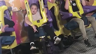 'Thought I was going to die': Scary moment girl realizes she's not buckled on fair ride