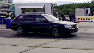 700+hp Audi S6 C4 Avant Quattro 2.2t 20v HX40S 1/4 mile