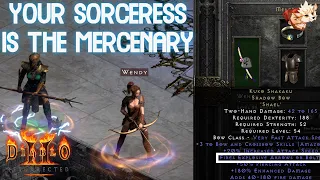 Your Mercenary Kills EVERYTHING! Enchant Sorceress Build Guide | Diablo 2 Resurrected D2R