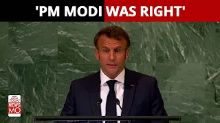 UNGA 2022: France President Macron Says, 'PM Modi Was Right'; But About What? | UNGA News