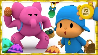 🥚POCOYO & NINA - Who’s Stealing the Easter Eggs? 92 min ANIMATED CARTOON for Children |FULL episodes