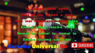 Numai Tu   Ion Suruceanu Karaoke Universal Ro