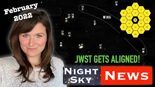 JWST's first image! Plus an imminent merger of two supermassive black holes | Night Sky News Feb '22