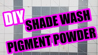 How to Make Your Own Pigment Powder & Contrast Medium or Shade Wash | DIY