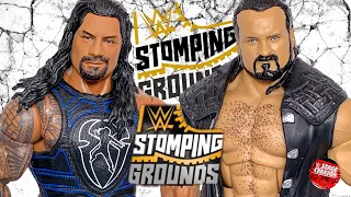ROMAN REIGNS VS DREW MCINTYRE WWE ACTION FIGURE MATCH! WWE STOMPING GROUNDS!