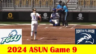 Florida Gulf Coast vs North Florida Softball Highlights, 2024 ASUN Tournament Game 9