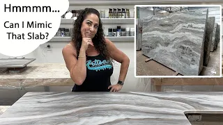 How to Mimic Natural Stone using Epoxy (Soft Fantasy Brown Marble) | Artisan Design Concepts