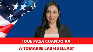 ¿Qué pasa cuando va a tomarse las huellas?