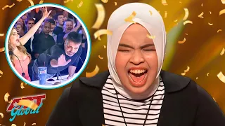 Putri Ariani: 17-Year-Old Blind Indonesian Girl Singer Gets Simon's GOLDEN BUZZER on AGT 2023