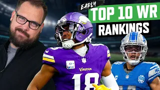 Early WR Rankings: Top 10 Countdown, Risk vs Reward | Fantasy Football 2024 - Ep. 1567